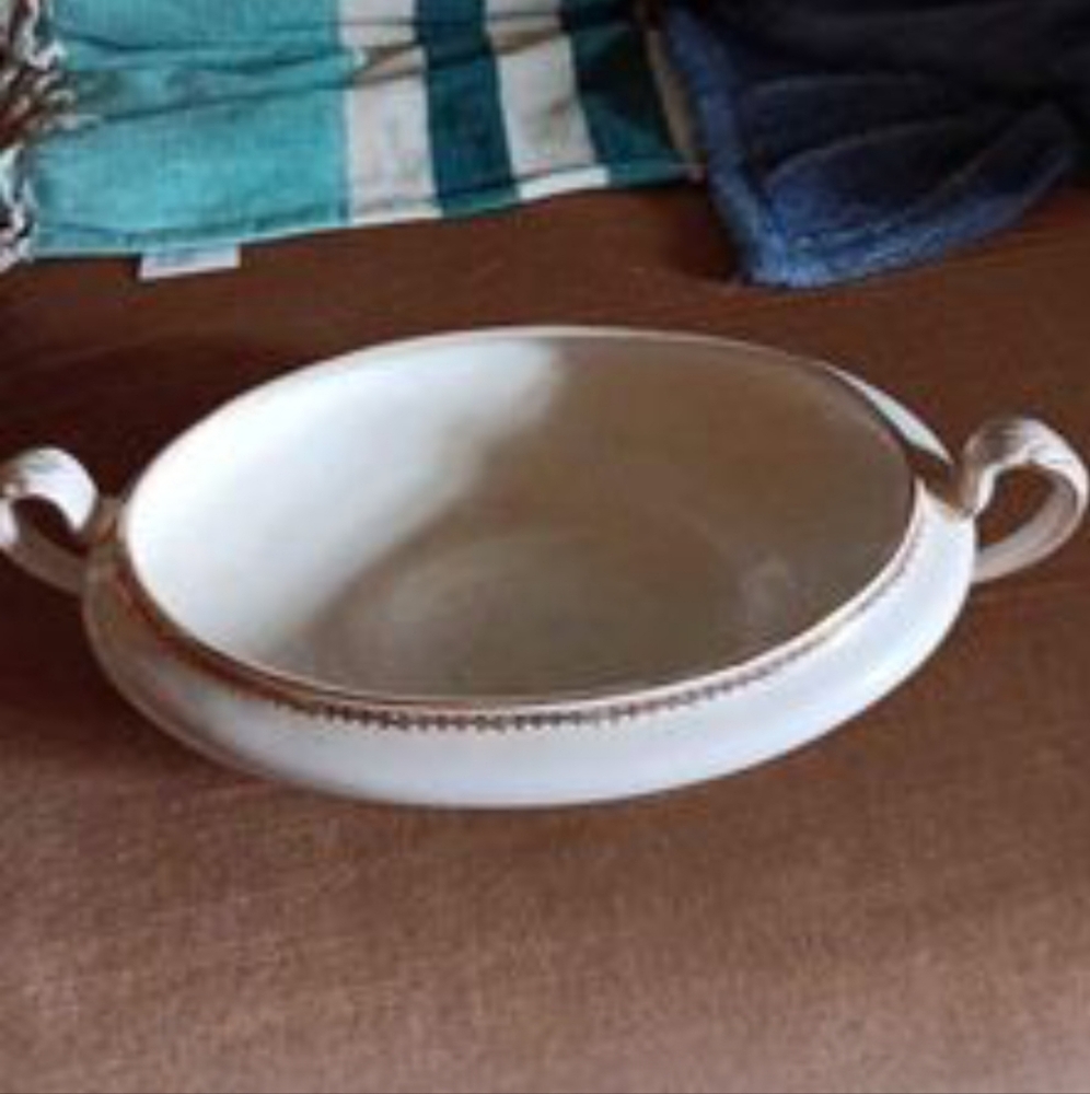 Antique Florentine Real China Porcelain service bowl